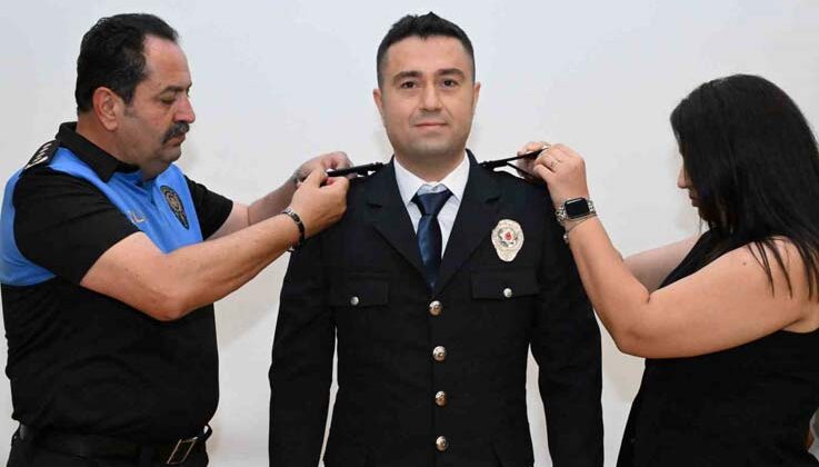 Antalya Emniyet Müdürlüğü’nde rütbe terfi töreni düzenlendi