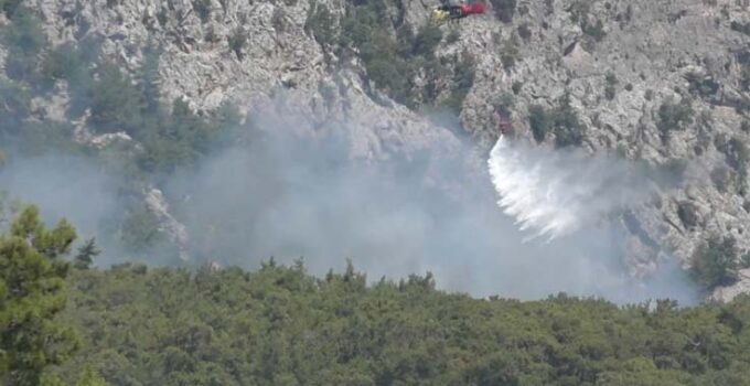 Kemer’deki orman yangını kontrol altına alındı