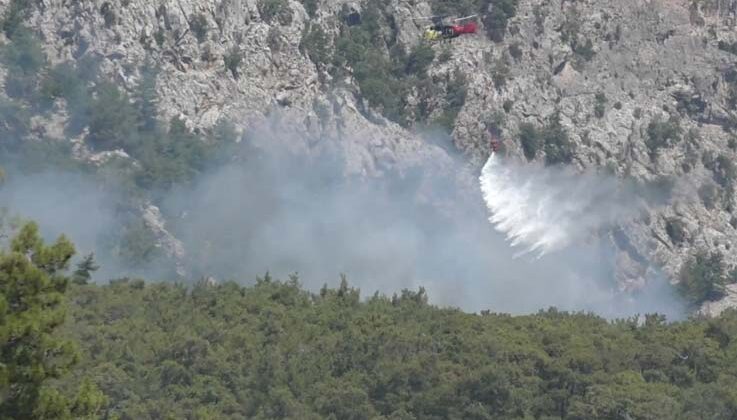 Kemer’deki orman yangını kontrol altına alındı