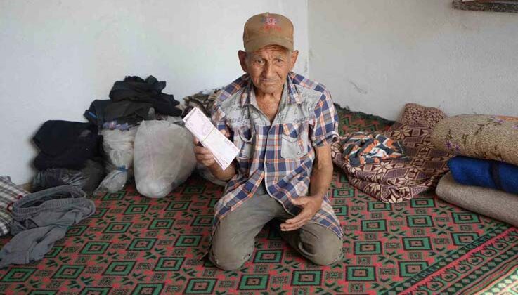 Evde biriktirdiği paraları yangında kaybetti, imdadına Merkez Bankası yetişti