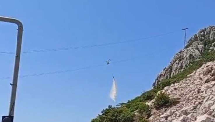 Antalya’da ormanlık alanda çıkan yangın kontrol altına alındı