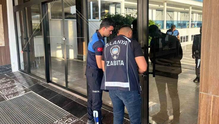 Alanya’da turizm tesisine 112’nci mühür