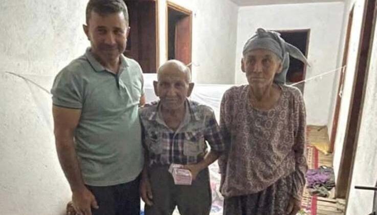 Yangında 80 bin lirasını kaybeden yaşlı adamın parası yenisiyle değiştirildi