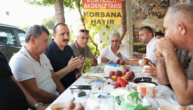 Başkan Kotan taksici esnafına konuk oldu