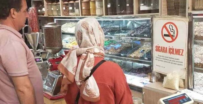 Gazipaşa’da sigara denetimi yapıldı