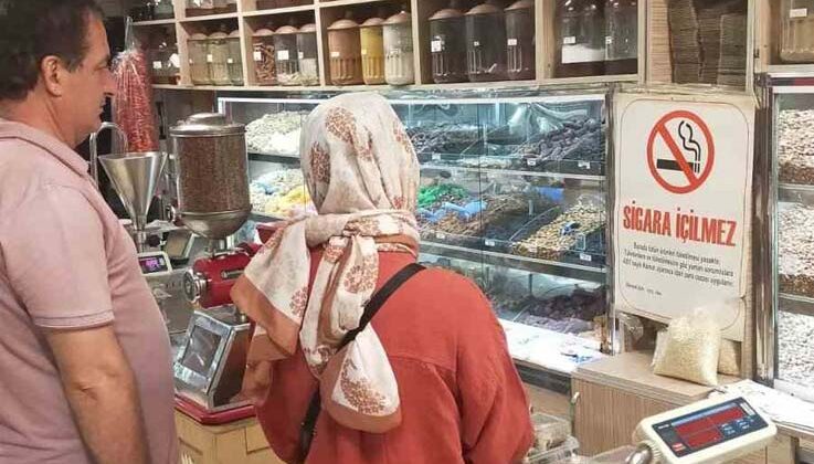 Gazipaşa’da sigara denetimi yapıldı