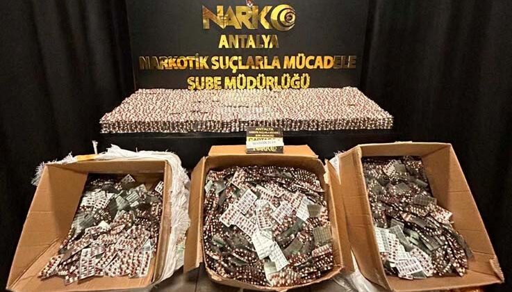 Antalya’da son 1 haftada uyuşturucu operasyonlarında 22 kişi tutuklandı