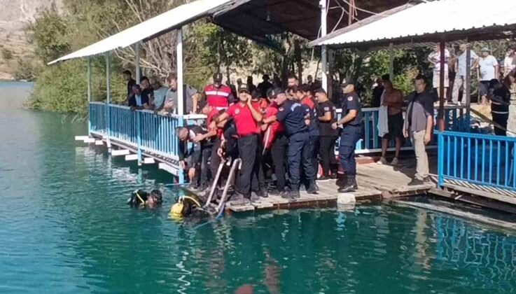 Yeğeninin düşen terliğini almak için baraj gölüne giren çocuktan acı haber