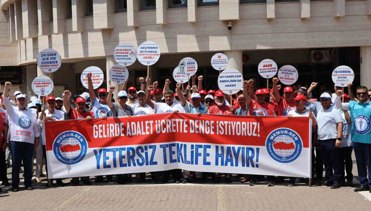 Memur-Sen’den hükümetin zam teklifine protesto