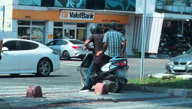 Alanya’da yaya yolları ve kaldırım işgali yapan motosikletlere 136 bin TL ceza