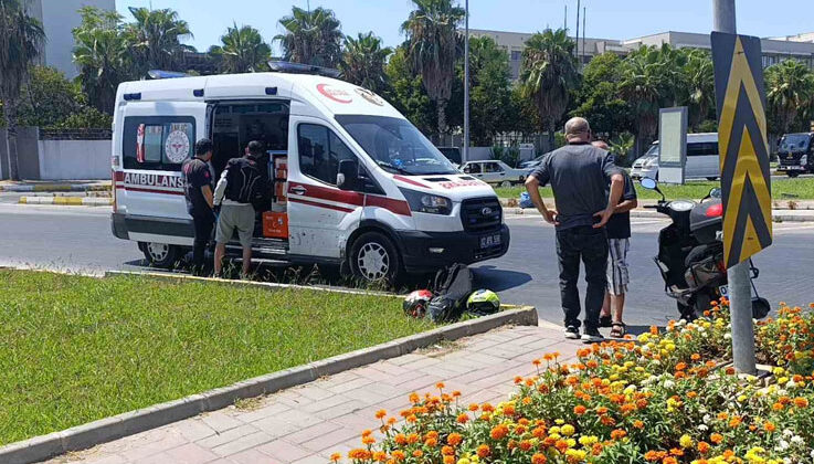 Manavgat’ta motosikletler çarpıştı: 1 yaralı