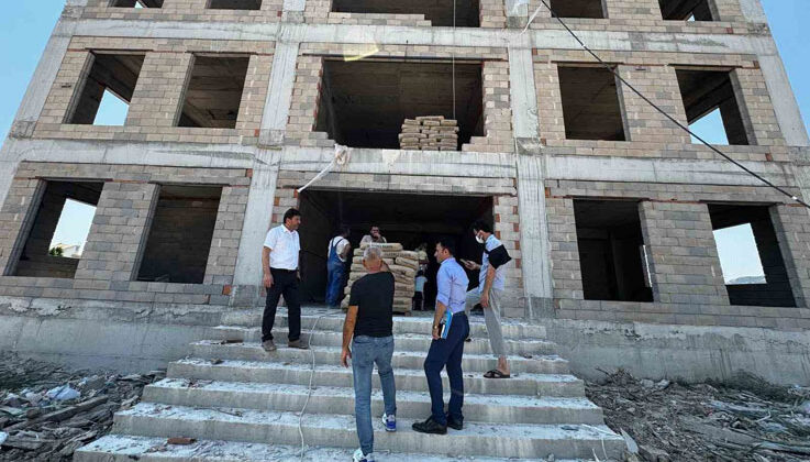 Manavgat’ta Yatılı Hafızlık Kız Kur’an Kursu’nun kaba inşaatı tamamlandı