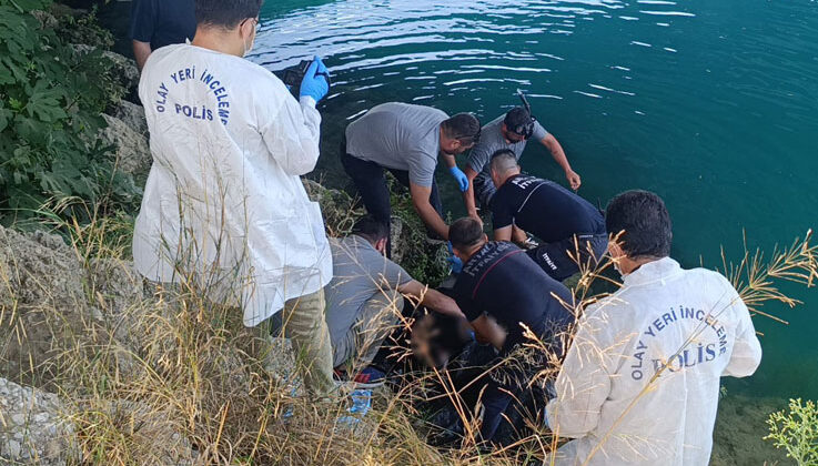 Balık avlamak için geldiği ırmakta ceset buldu